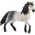 13821 grijs schleich ANDALUSIËR HENGST wit 3+