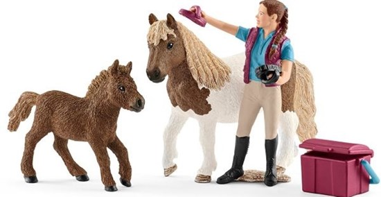 Schleich 42362 Paardenverzorgster Met Shetland Pony 5+ 