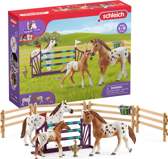 42433 Schleich Toernooi set met Apaloosa Paarden 5+