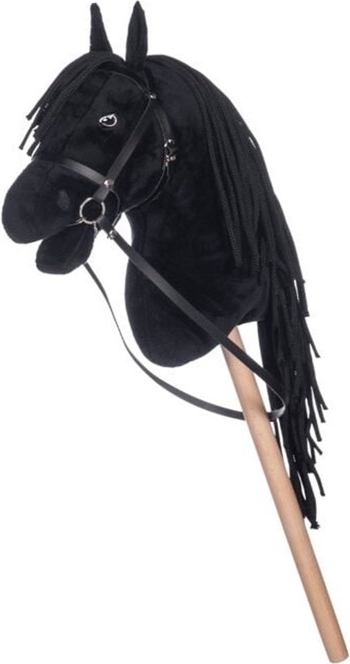 HKM Stokpaard Hobby Horse Pro Zwart Hoogte circa 71cm 3+ 