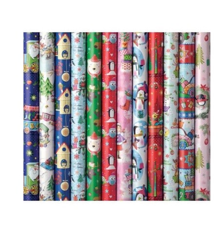 Präsenta Kerst Cadeaupapier 2,0m x 70cm