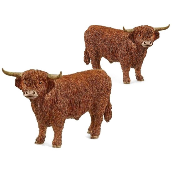 13919 Schleich HOOGLAND STIER bruin 3+