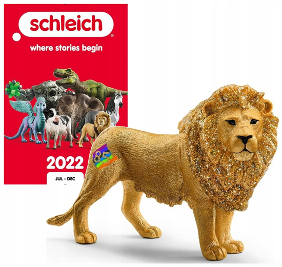72156 schleich special gold edition leeuw 85jaar schleich 