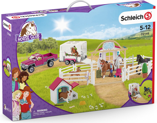 72148 schleich Horse Club Excursie naar de Paardenweide 3+