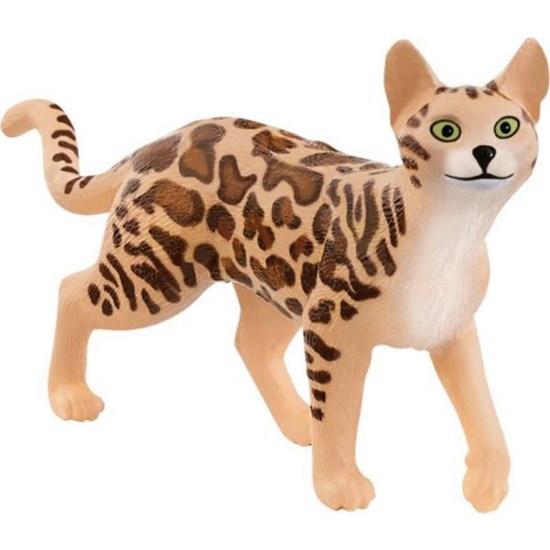 13918 Schleich groen BENGAALSE KAT 3+