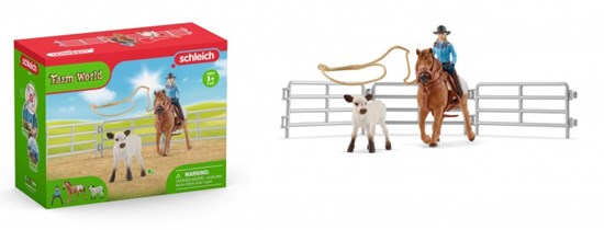 42577 schleich Team Roping met Cowgirl 0dlg 3+ 