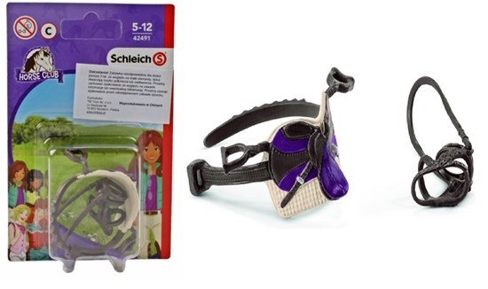 42491 Schleich Horse Club Zadel en Hoofdstel Lisa 5+