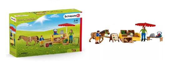 42528 Schleich Farm World Mobiele Boerderij Kraam 3+