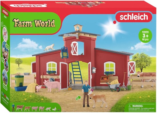 42606 Schleich RED BARN Rode Boerenschuur 3+