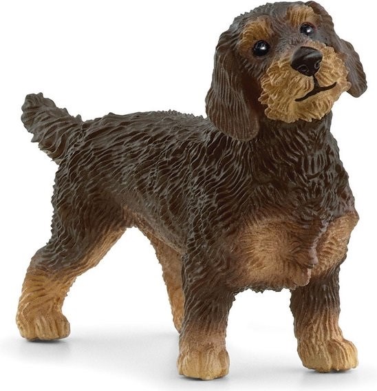 13972 schleich Ruwharige Teckel Bruin 3+