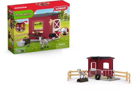42726 Schleich Farm World Geitenstal met Geiten 3+  