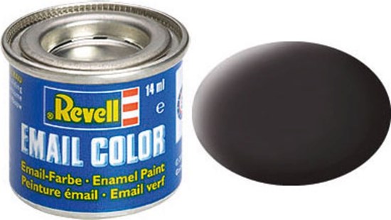 Revell verf nr 6 TEERZWART mat 14 ml