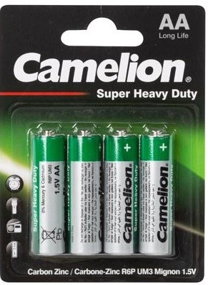 CAMELION 4 x AA batterijen