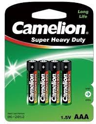 CAMELION 4 x AAA batterijen