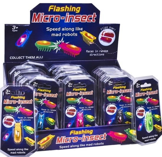 Flashing Micro Insect ass.kleuren 3+