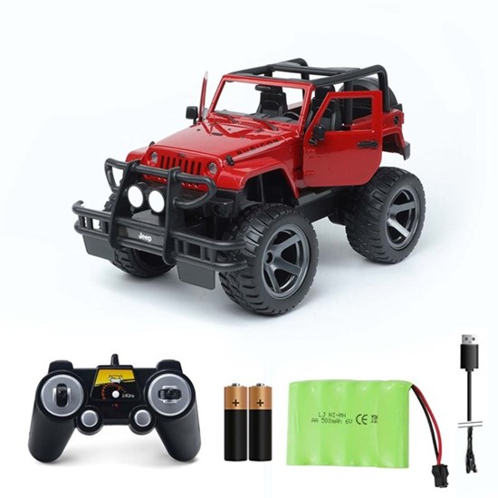 siva Jeep Wrangler 1:14 2.4Ghz RTR Rood 8+ 