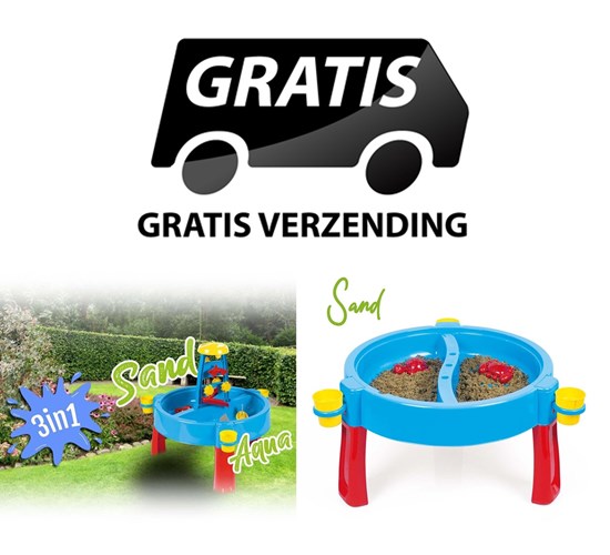 siva Mega Fun 3in1 Zand/Water/Speeltafel 