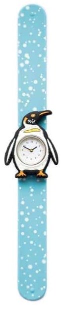 MAVA Horloge met Slappe Band PINGUIN 22cm 
