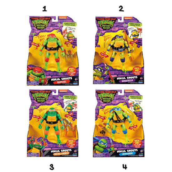 Teenage Mutant Heroes Ninja Turtles Figuur met Geluid ass. 4+ 