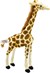 hansa creation Licht Bruine Giraffe knuffel 27cm 