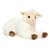 hansa creation  Witte Lam Liggende knuffel 23cm 