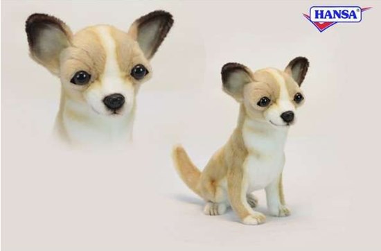 hansa creation Chihuahua Zittende Knuffel circa 31cm 