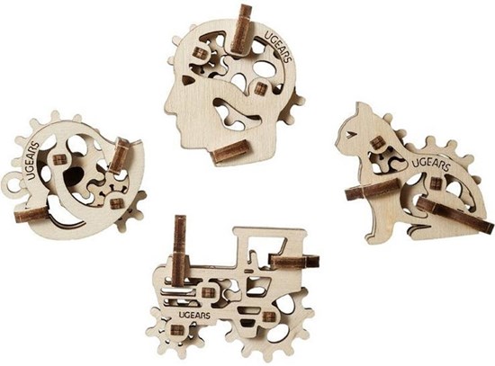 ugears 4 MiNi BOUW SETS TRIBIX  5+