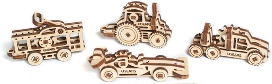 ugears 4 MiNi VOERTUIG MODEL 5+