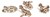 ugears 4 MiNi VLIEGENDE BOUW sets 5+