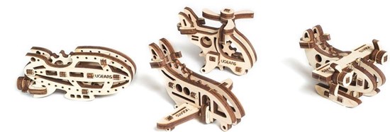 ugears 4 MiNi VLIEGENDE BOUW sets 5+