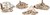 ugears 4 MiNi BOTEN BOUW sets 5+