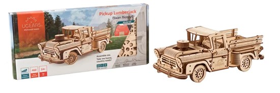 ugears Kit Houthakkers Pick Up Lumberjack Truck  