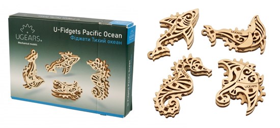 ugears U-Fidgets Pacific Ocean Figuren 4in1 10+ 