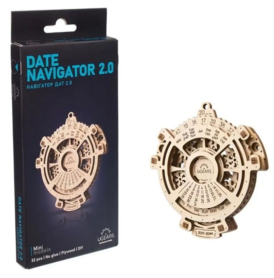 Ugears Mechanische Datum Navigator 2,0 32dlg 8+