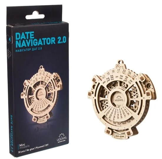 Ugears Mechanische Datum Navigator 2.0 32dlg 8+