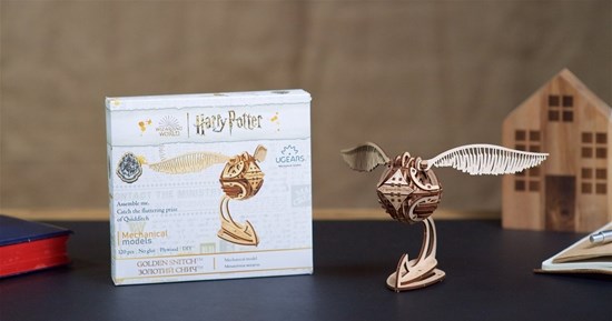 Ugears Harry Potter Golden Snitch™ mechanical model kit 120 dlg 14+  