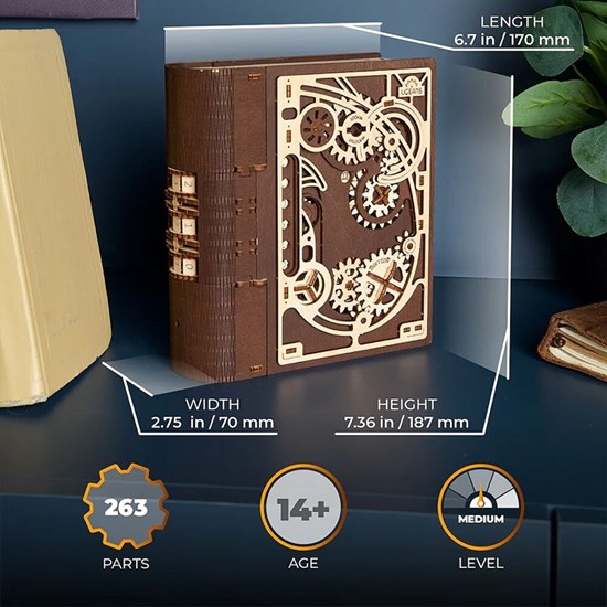 Ugears Book of Secrets 3D Model 263dlg 