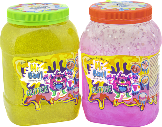 okto Mr. BOO ! GLITTER SLIME-GUM 1150gram ass.kleuren  5+ 