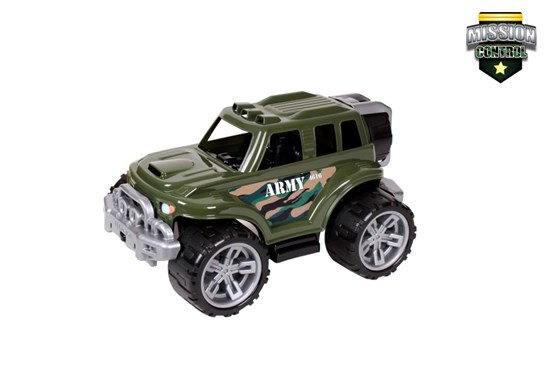 Mission Control GROTE Leger Jeep circa 36x23x20cm Groen 