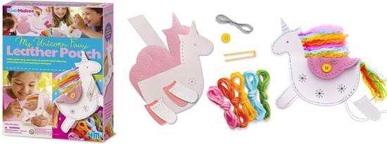 4m My Unicorn Maak Je Eigen Leren Etuitje 5+ 