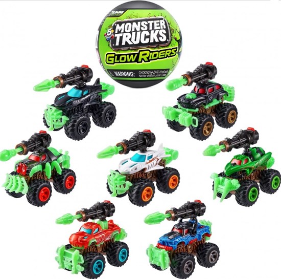 Glow in the Dark Monster Truck in Verrassingsbal 3+ 