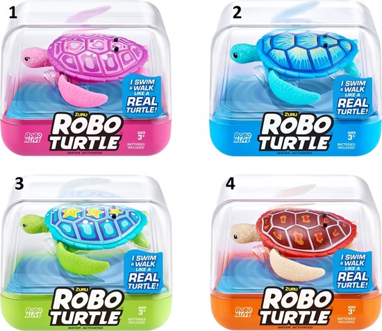 Robotic-Robo Turtle Schildpad assorti 