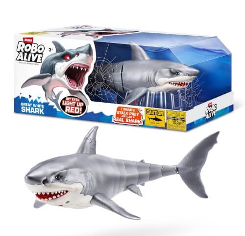 zuru Robo Alive Grote Witte Haai 3+ ( 3xAAA)