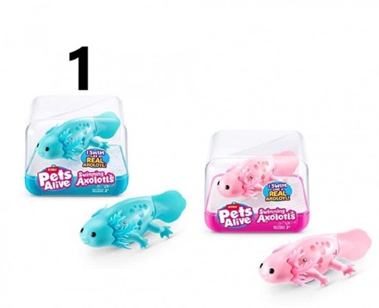 zuru Pets Alive Zwemmende Axolotl ass.kleuren 3+ 