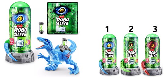 zuru Robo Alive Dna Dino Speelset In Tube Assorti