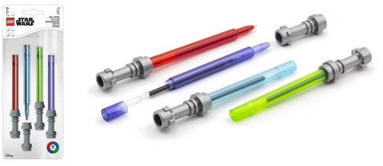 lego Disney Star Wars Gel Pens Light Sabel 4kleuren Stapelbaar 6+