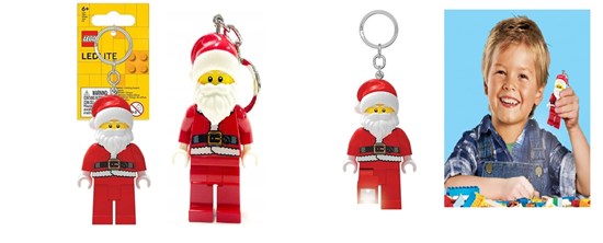 lego LED Sleutelhanger Kerstman special 6+