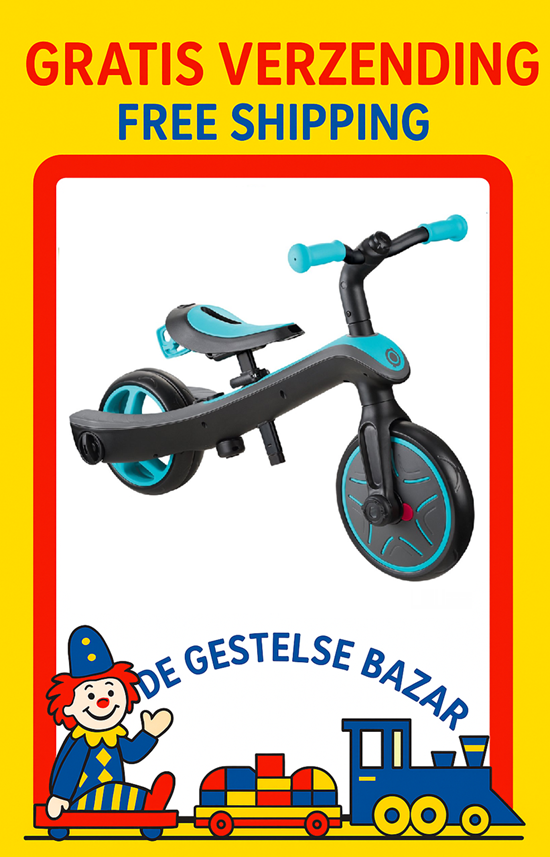 Globber Explorer Trike 2in 1 mint/zwart 2+