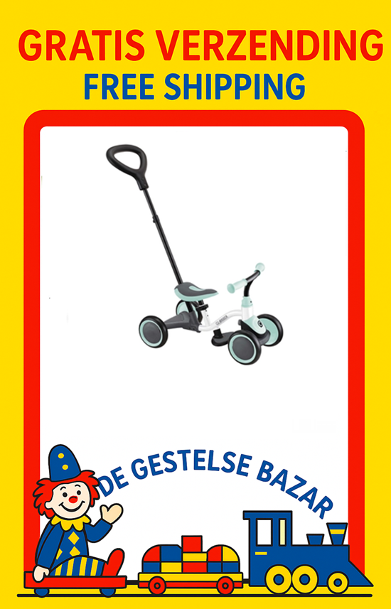 Globber Learning Bike 3in1 Mint/Wit 12-36mnd