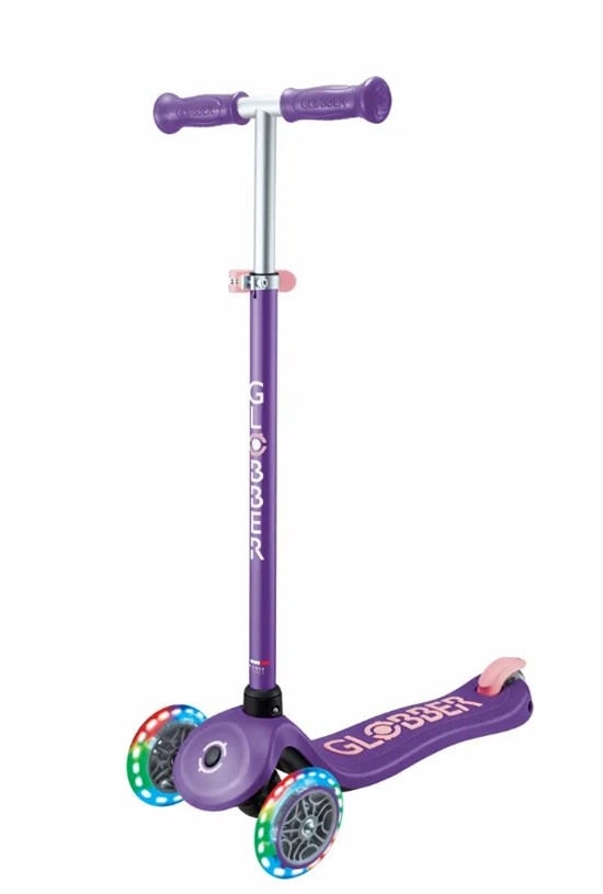 Globber 3-Wiel Step Primo Plus Lights Purple 3+ 